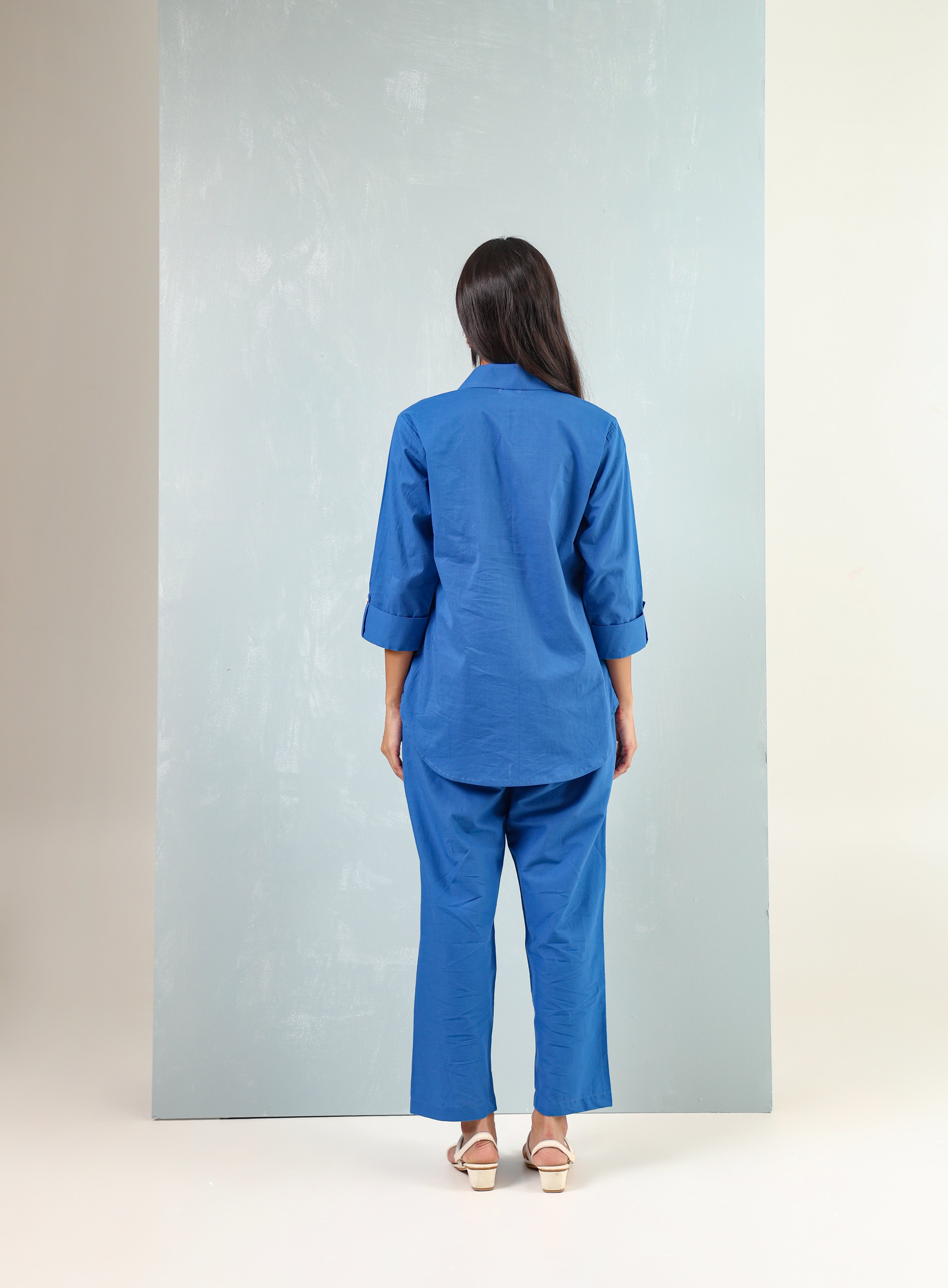 Blue Daisy Co-Ord Set