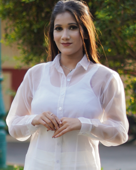 Sheer Organza Shirt