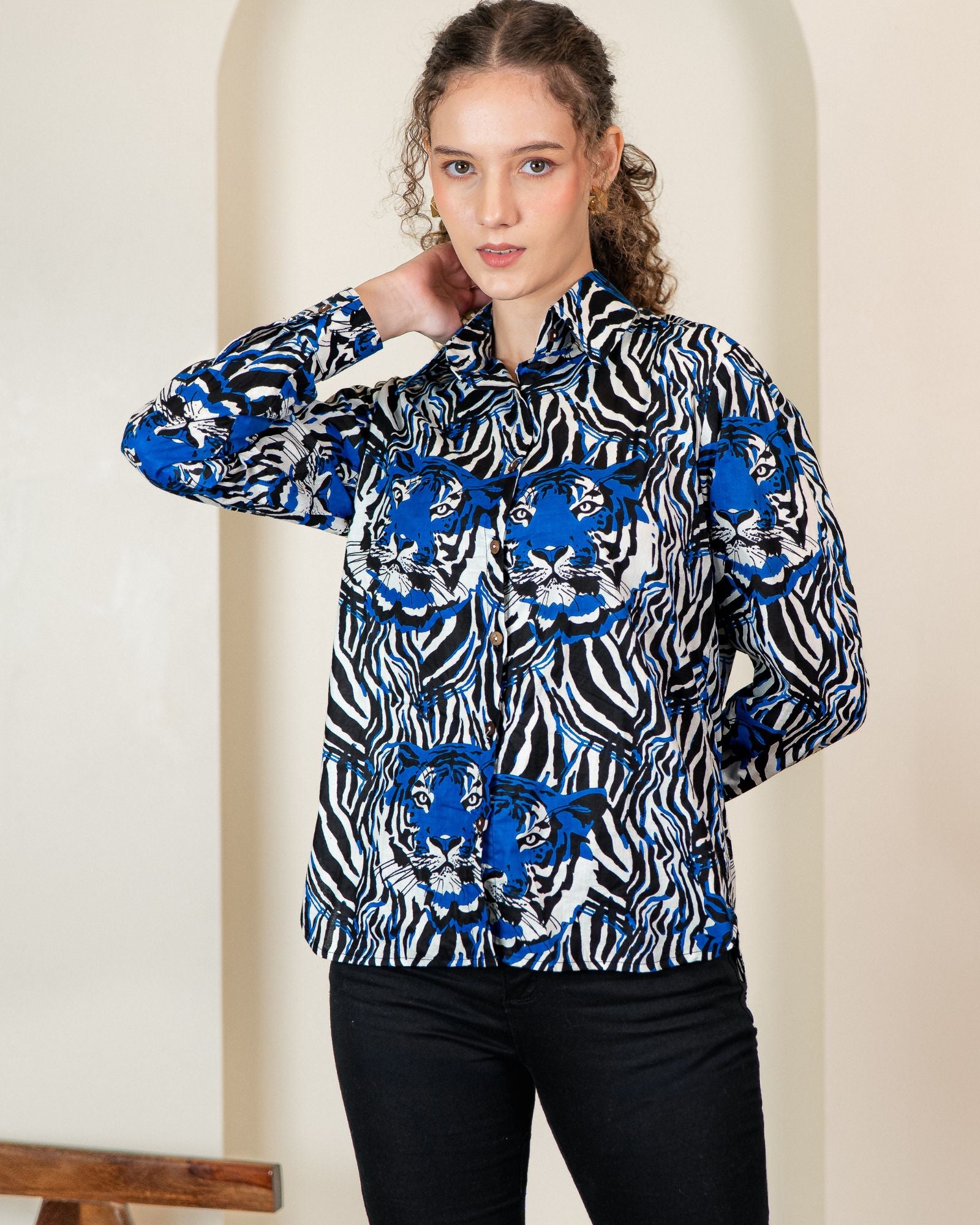 Blue Tiger Shirt