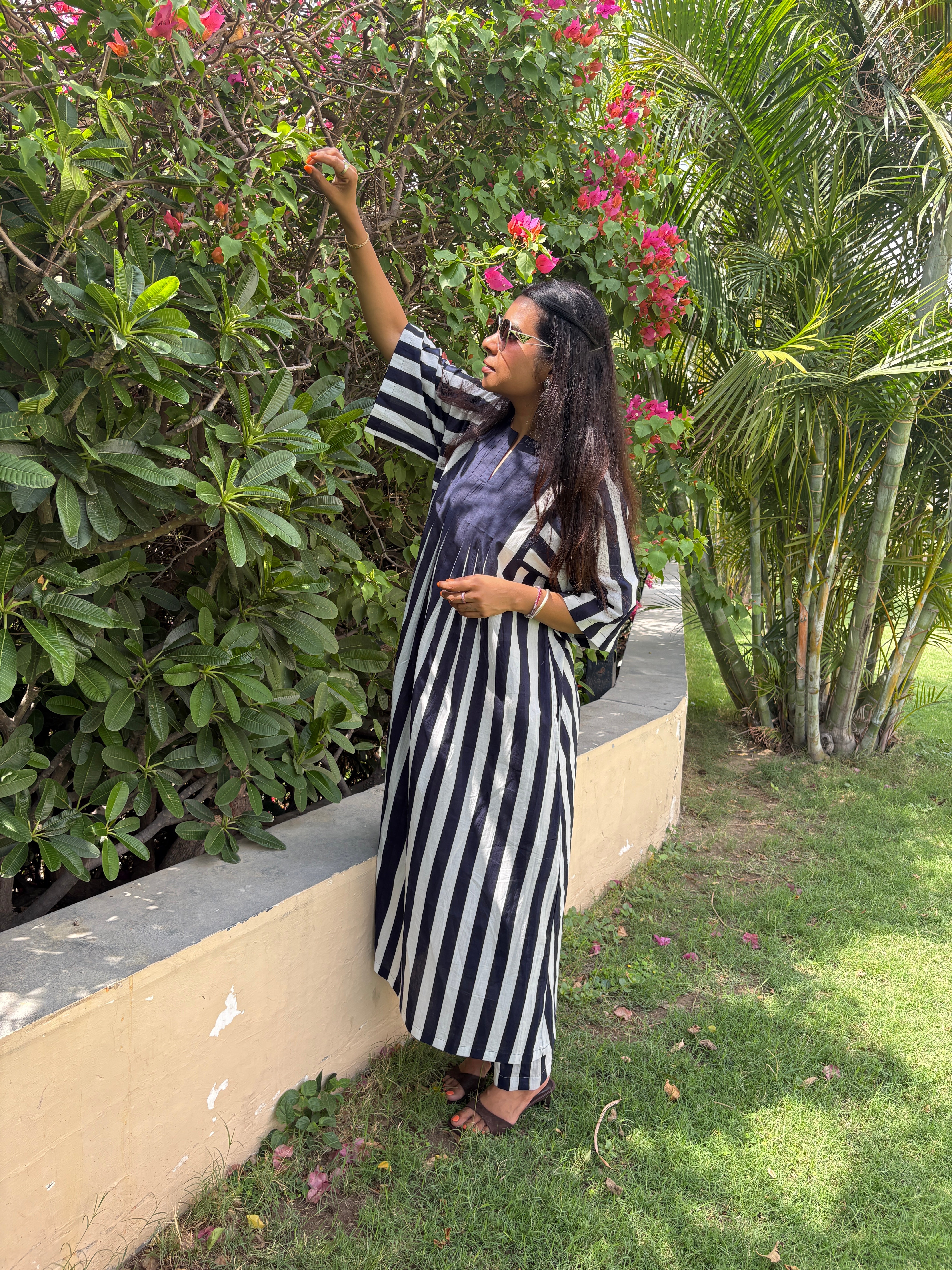 Blue white stripe Anti fit Co-ord set