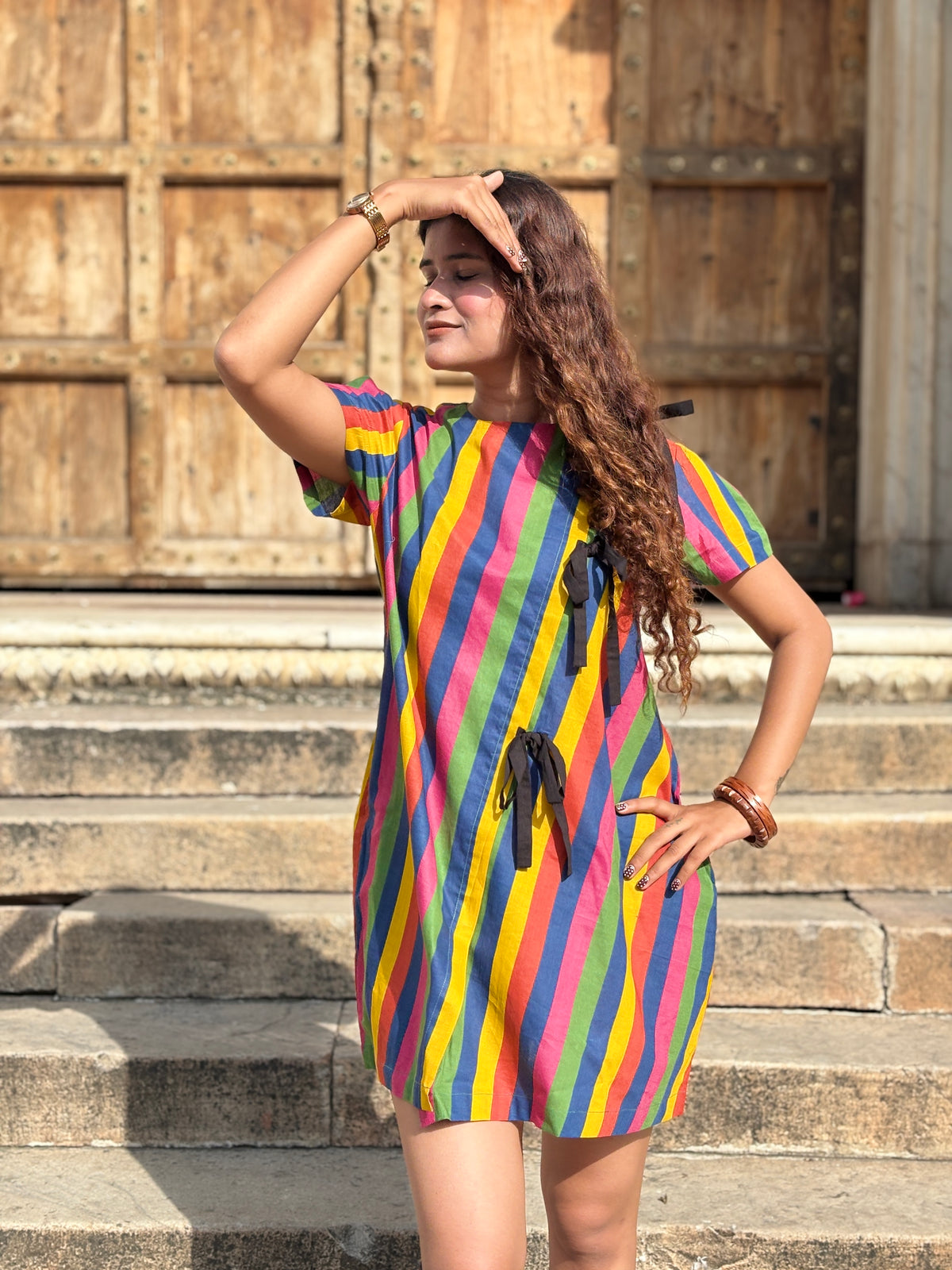 Rainbow Mini dres
