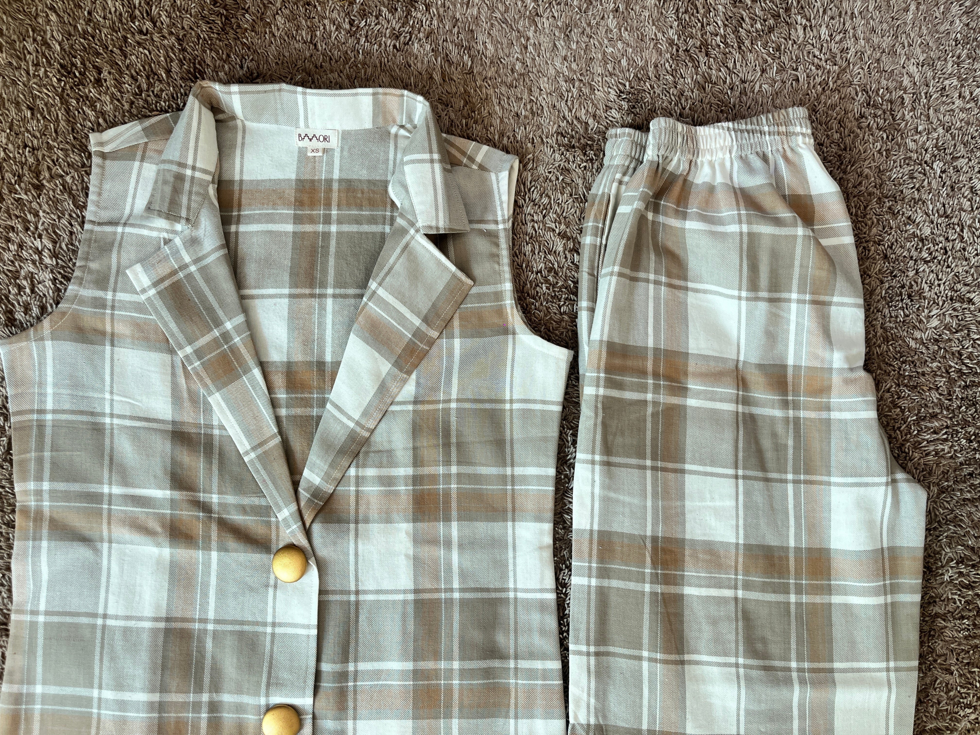 Cotswool Plaid Co Ord Set