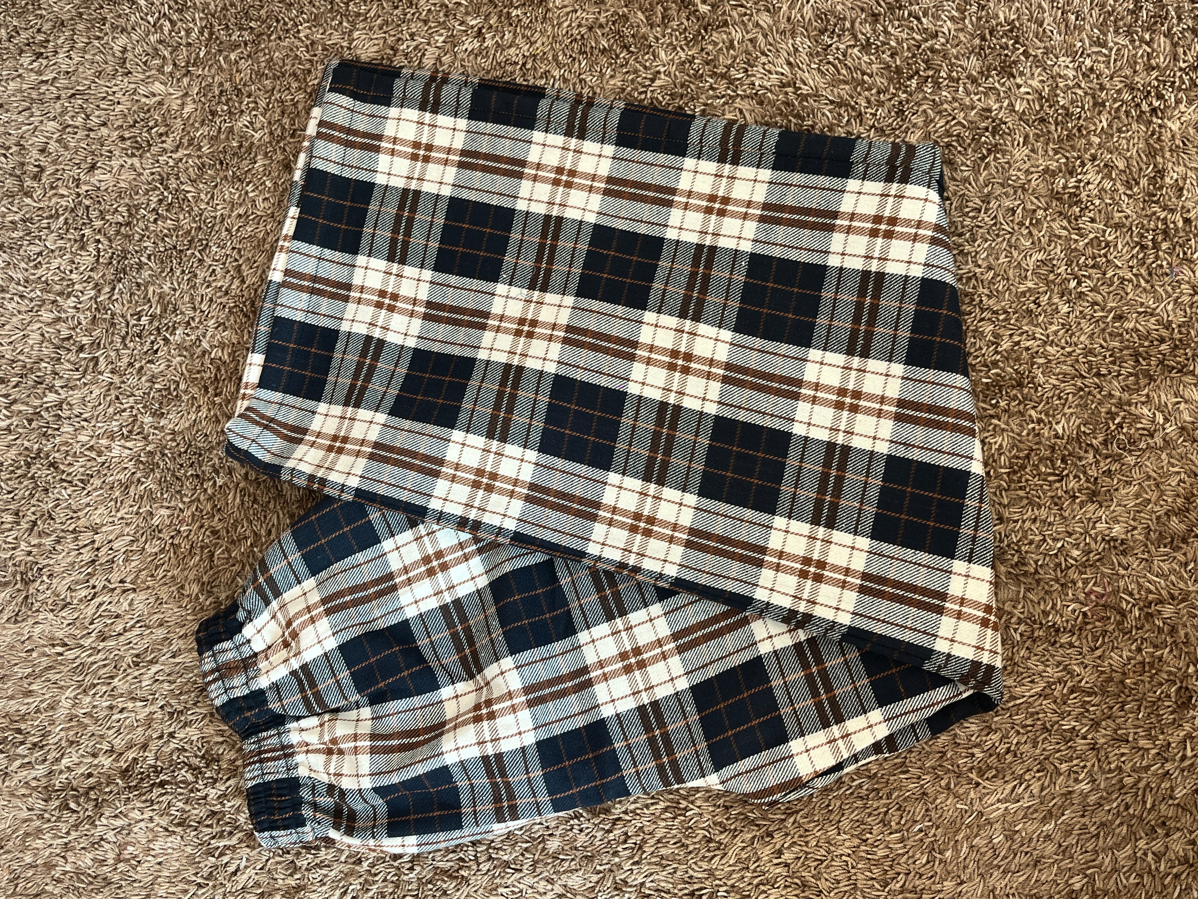 Cotswool Plaid Co Ord Set -Blue