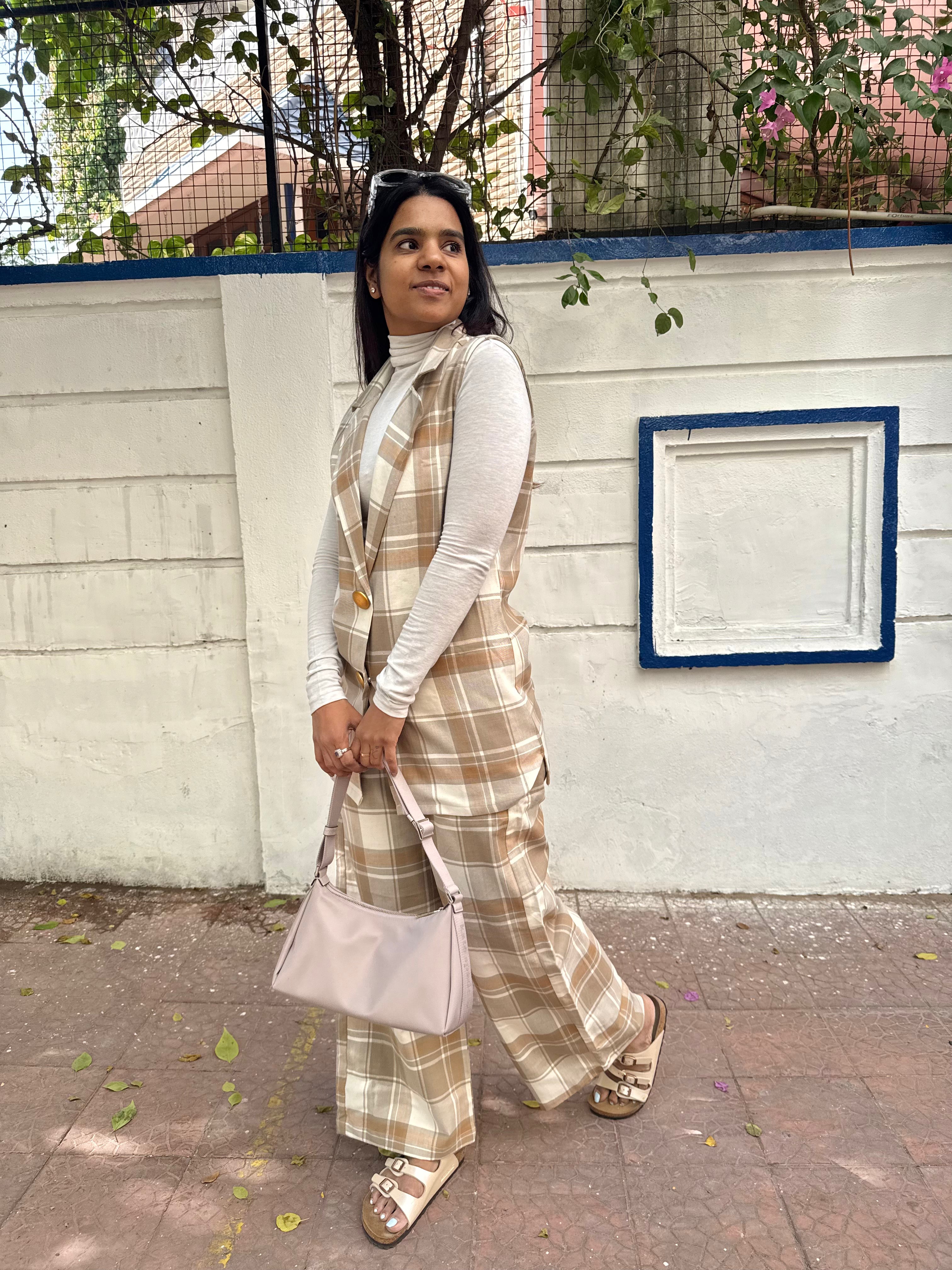 Cotswool Plaid Co Ord Set