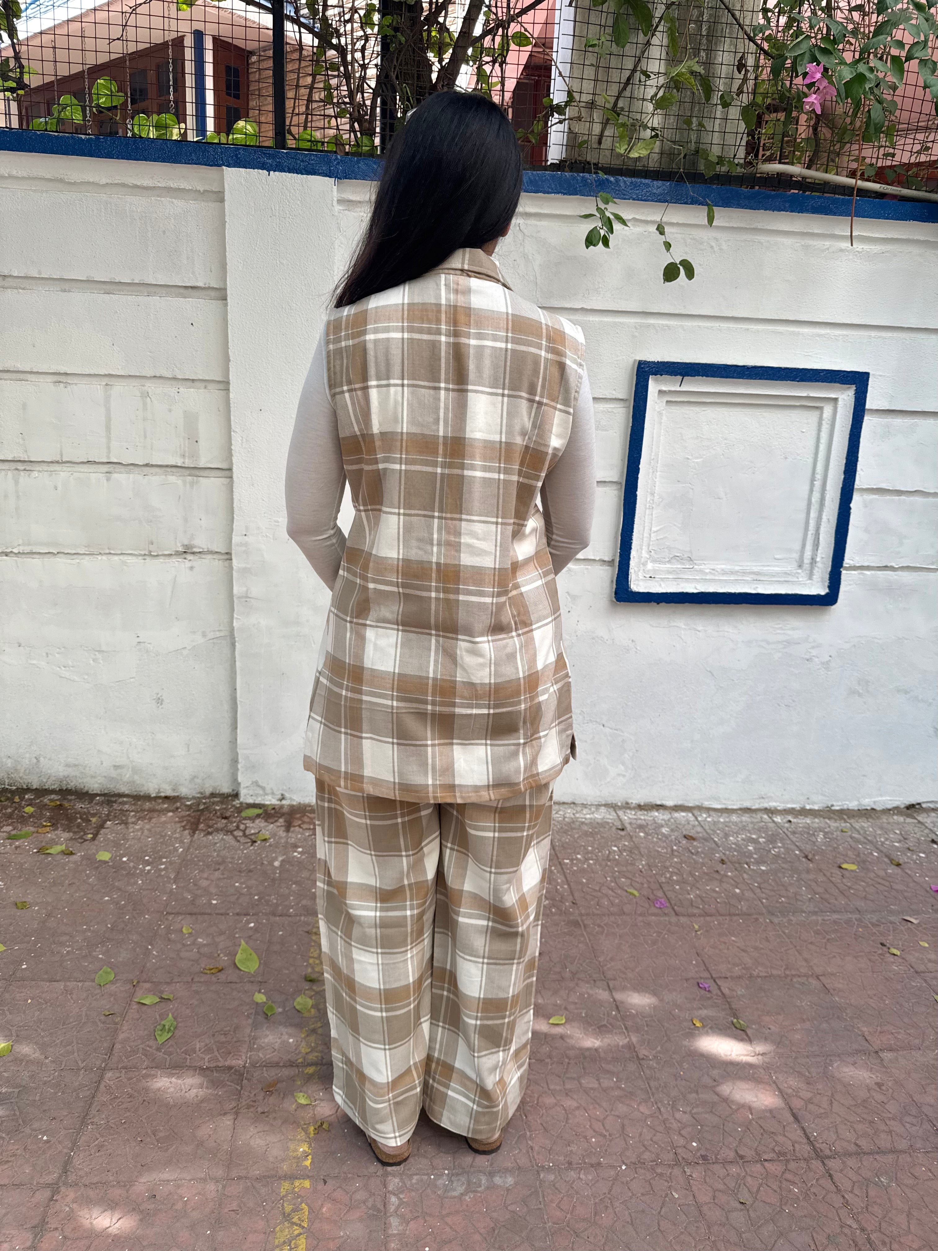 Cotswool Plaid Co Ord Set
