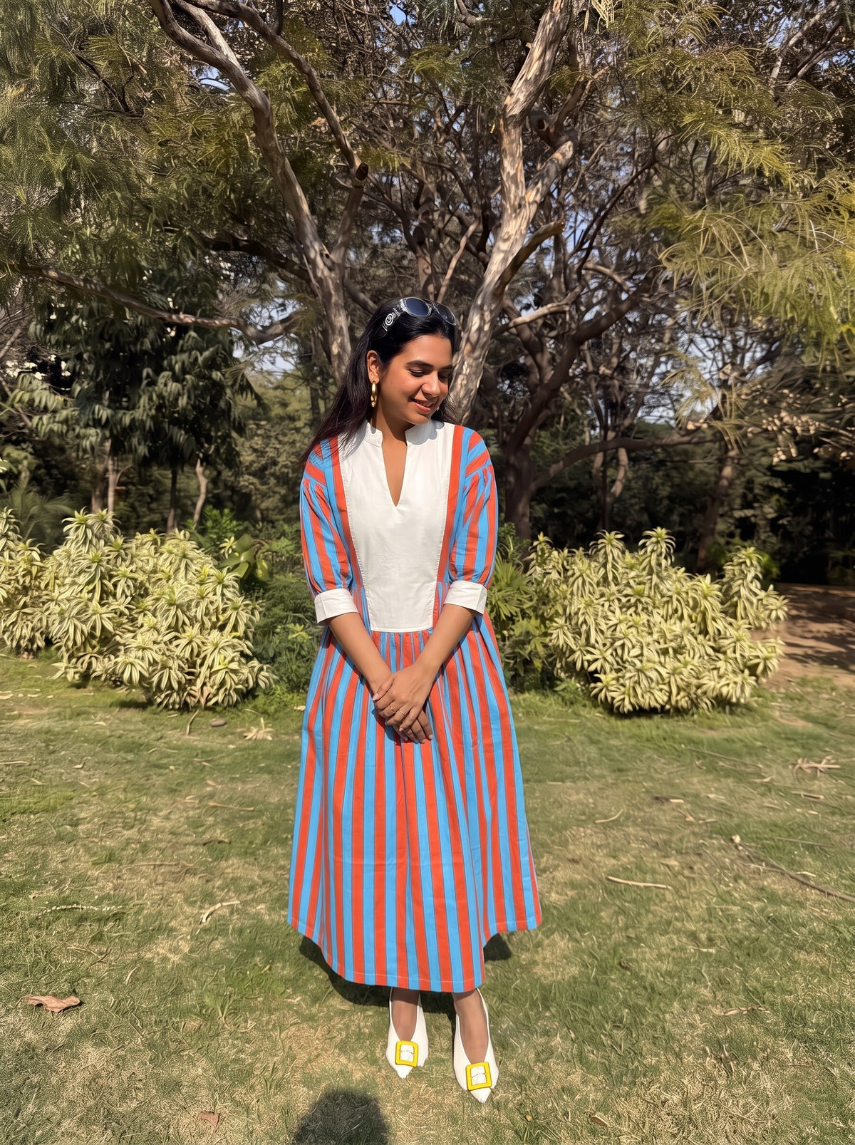 Sunset Sky Striped Dress