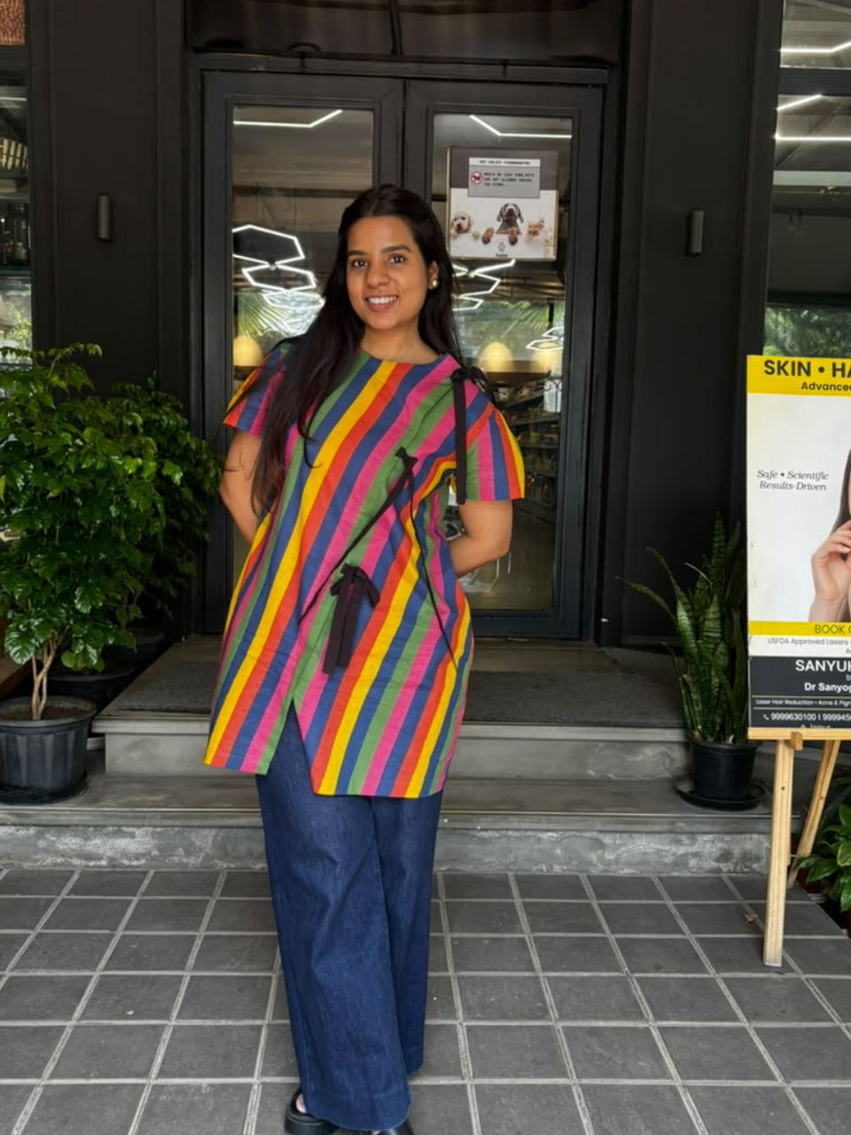 Rainbow Mini dres