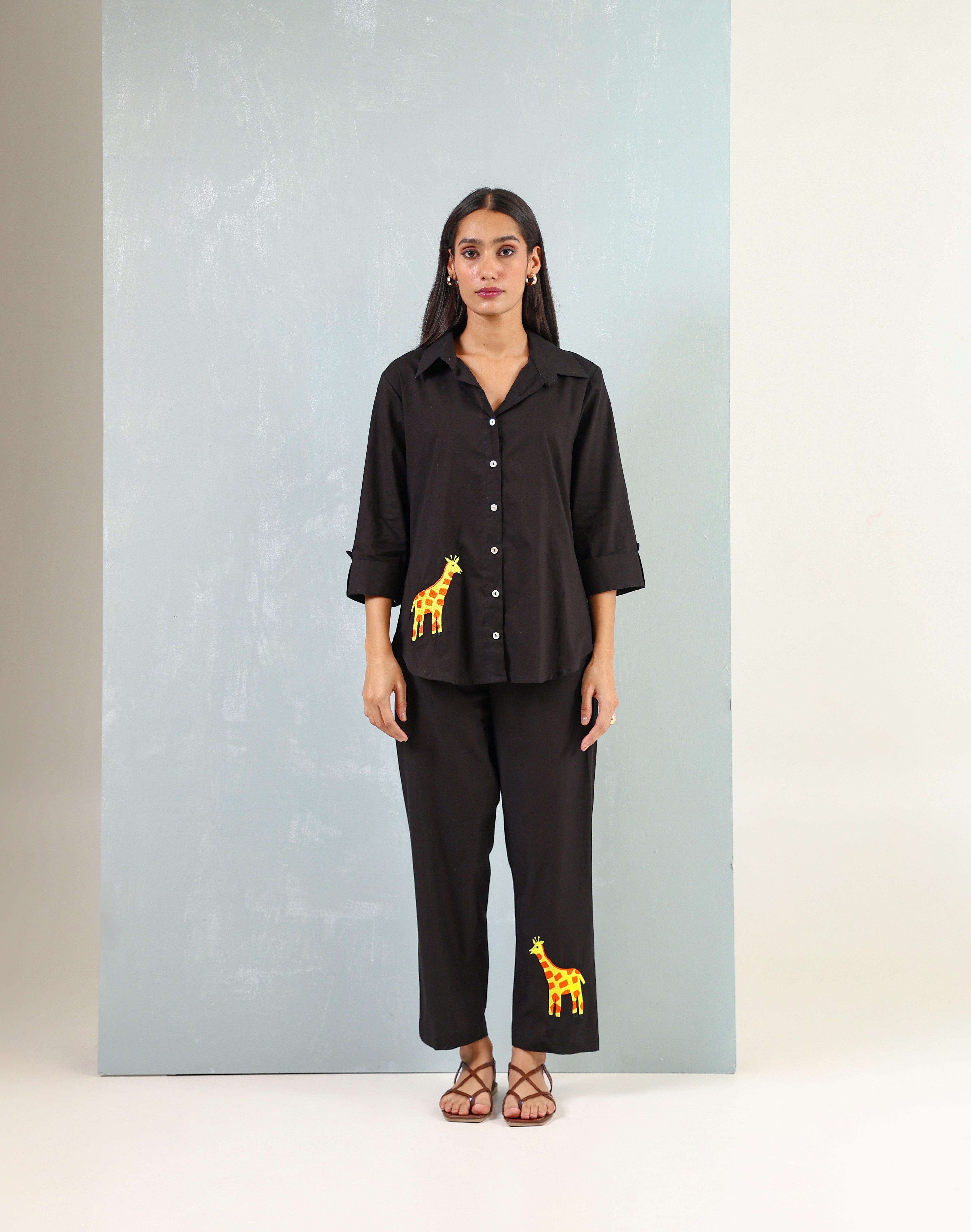 Black Giraffe Co-ord set
