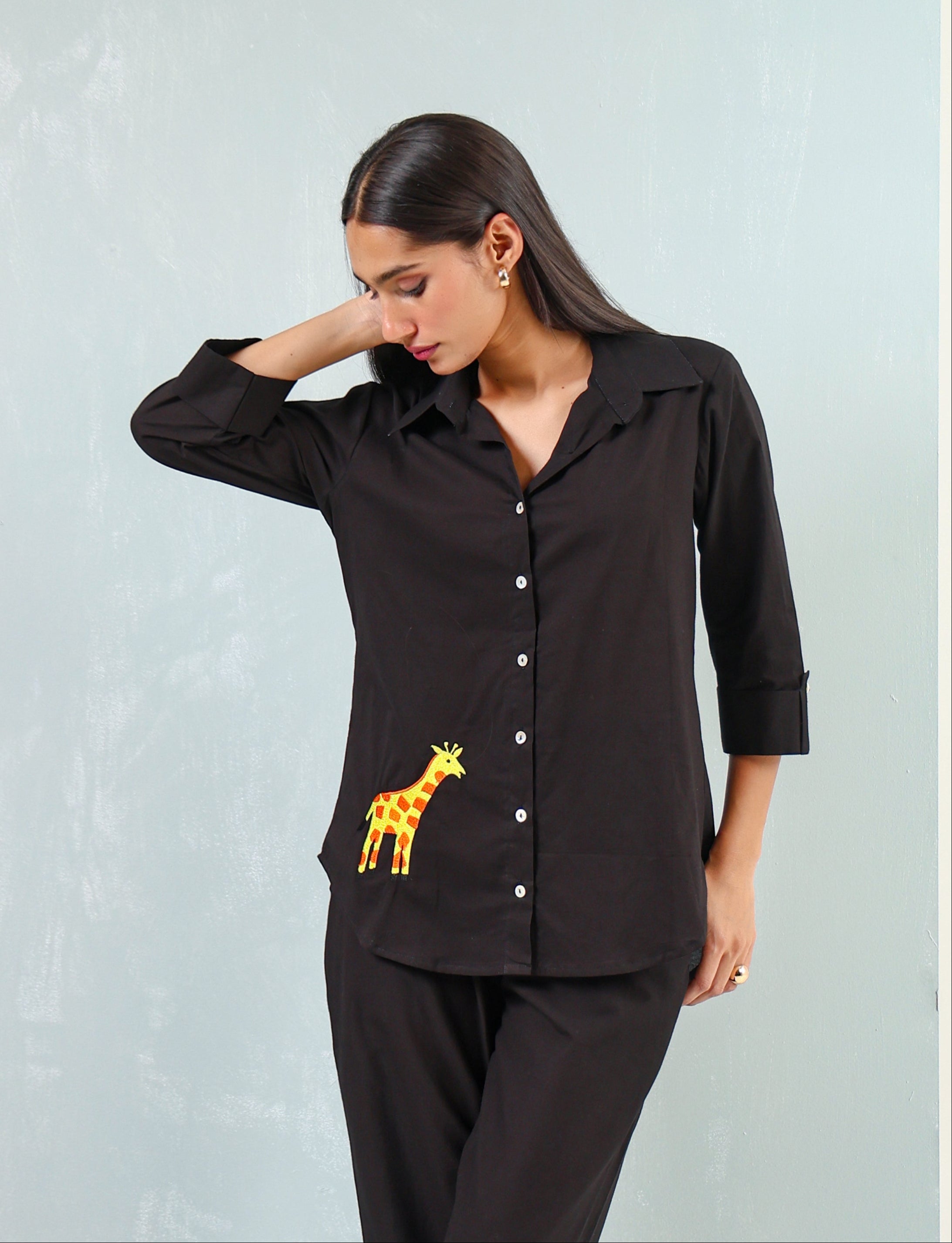 Black Giraffe Co-ord set