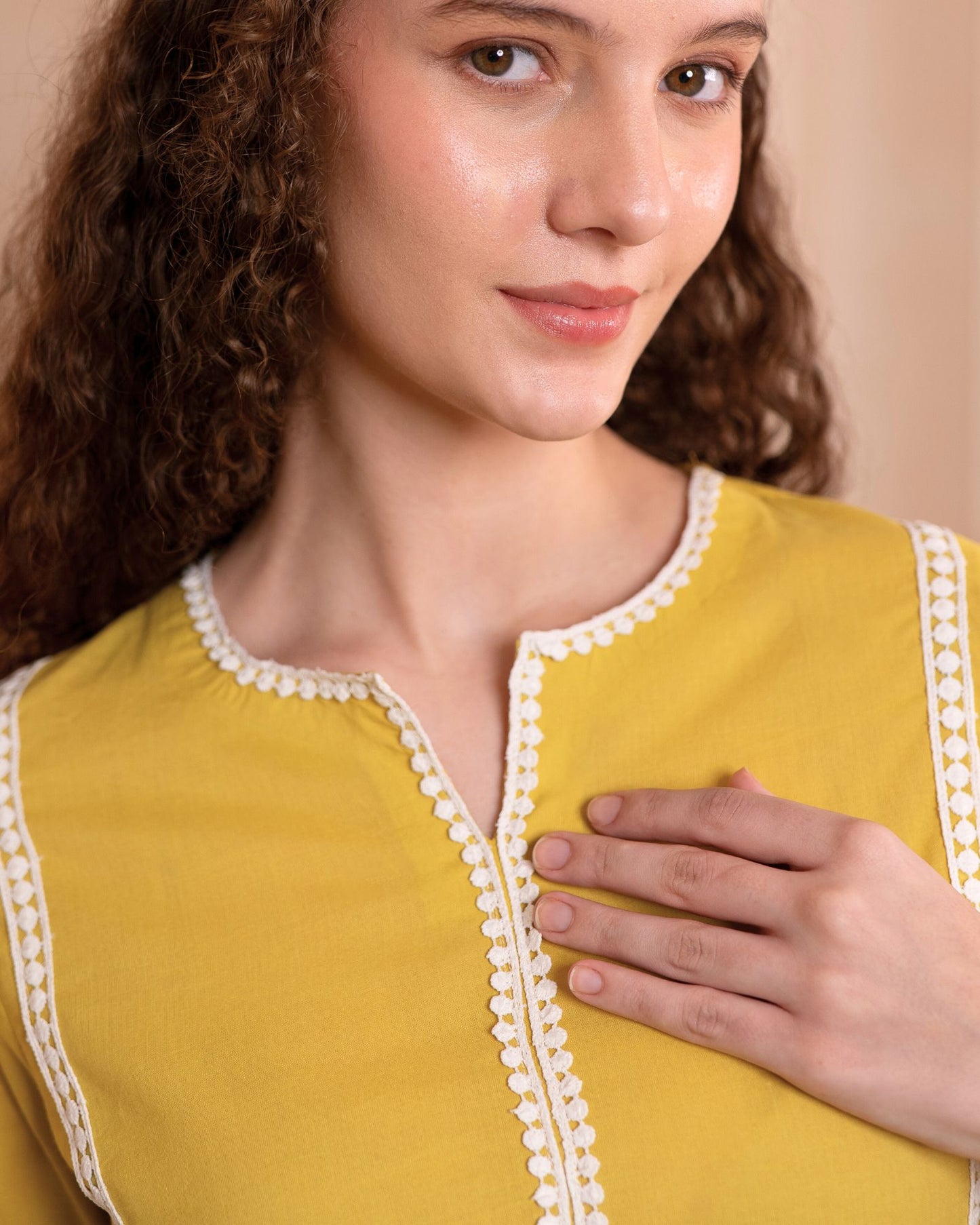 Lemon Yellow Farshi Set