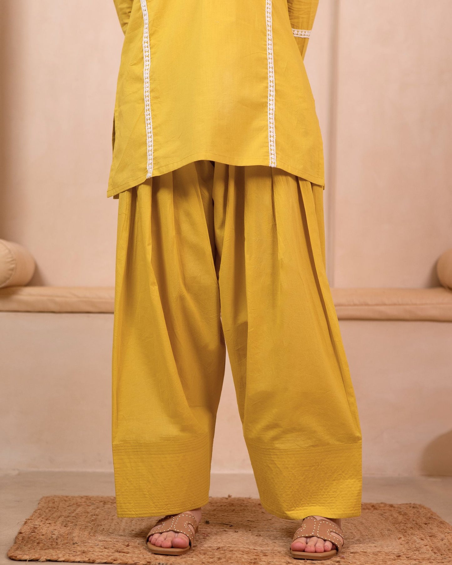 Lemon Yellow Farshi Set