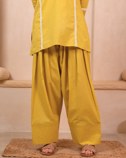 Lemon Yellow Farshi Set