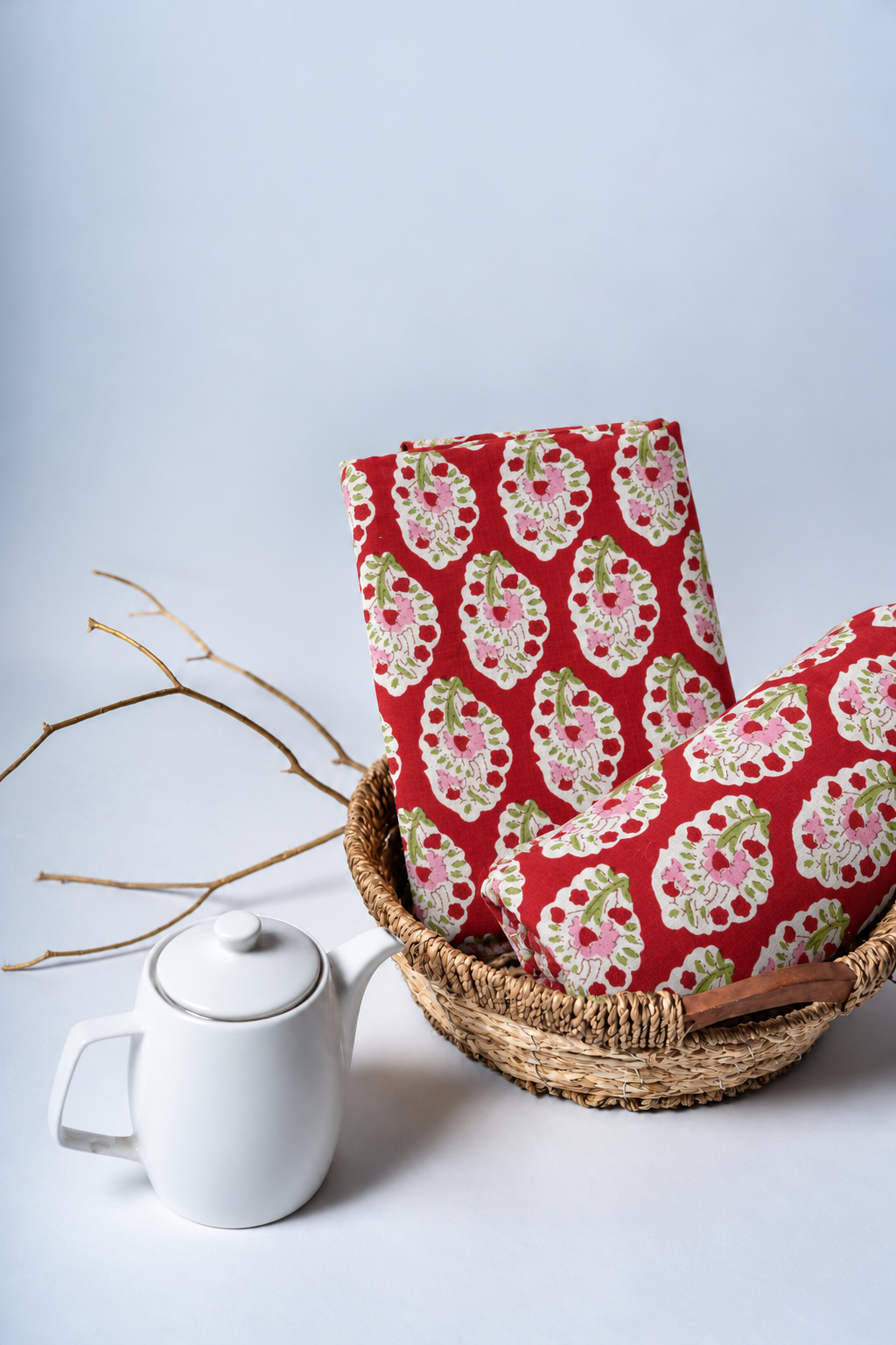 Rosey Floral Print-Cotton