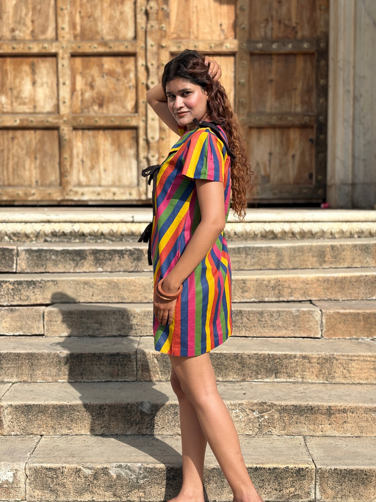 Rainbow Mini dres