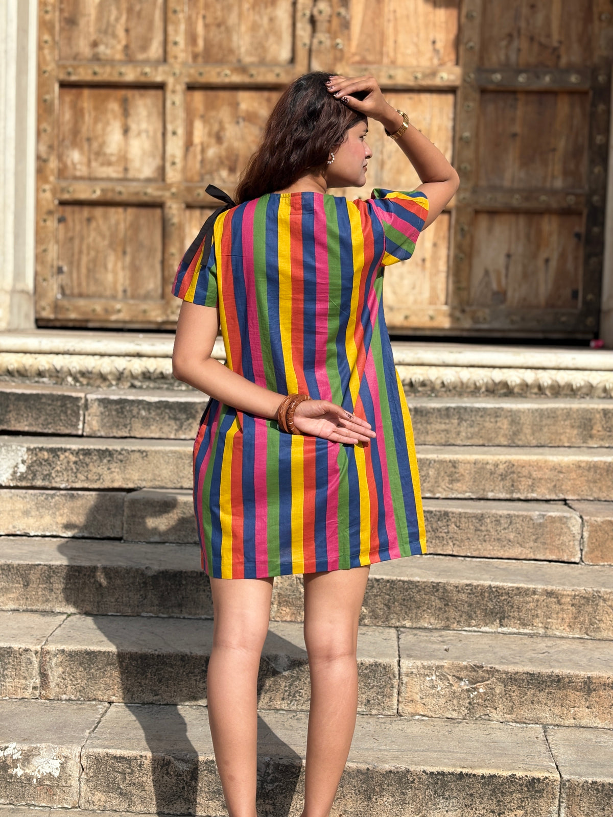 Rainbow Mini dres