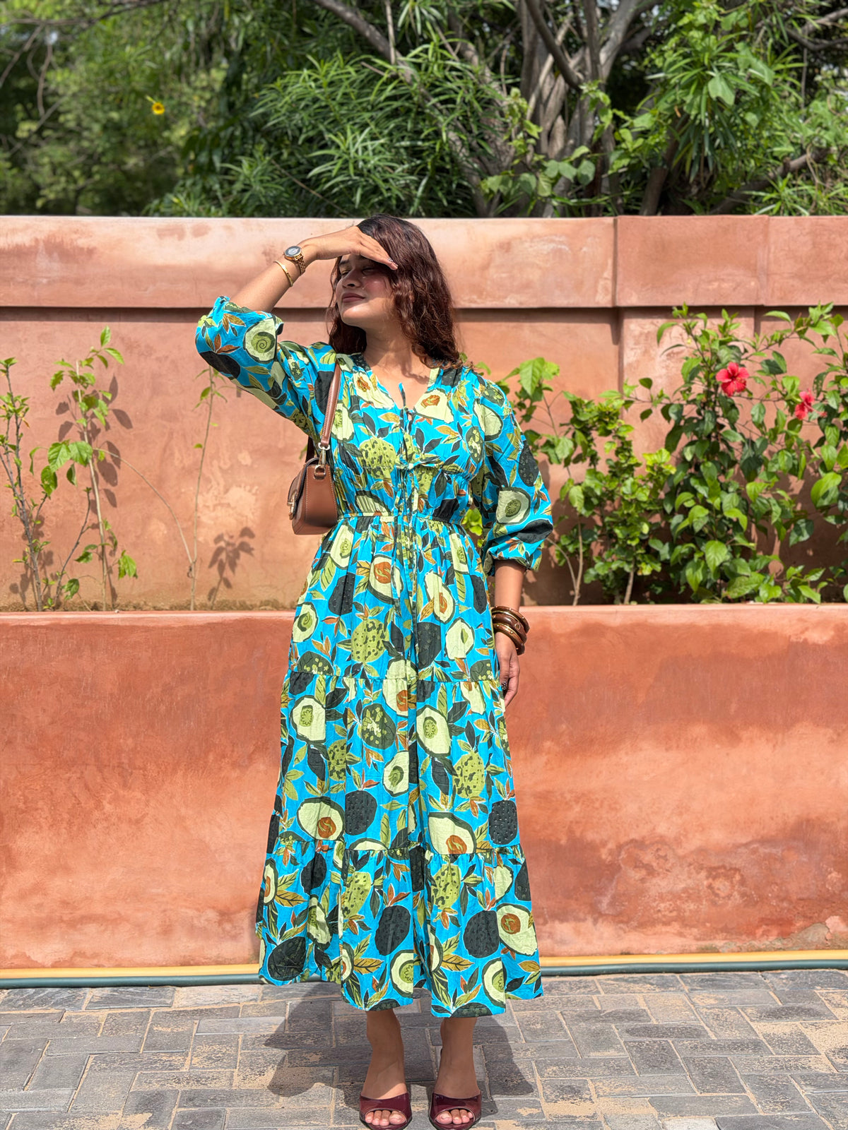 Blue Avocado tiered Dress