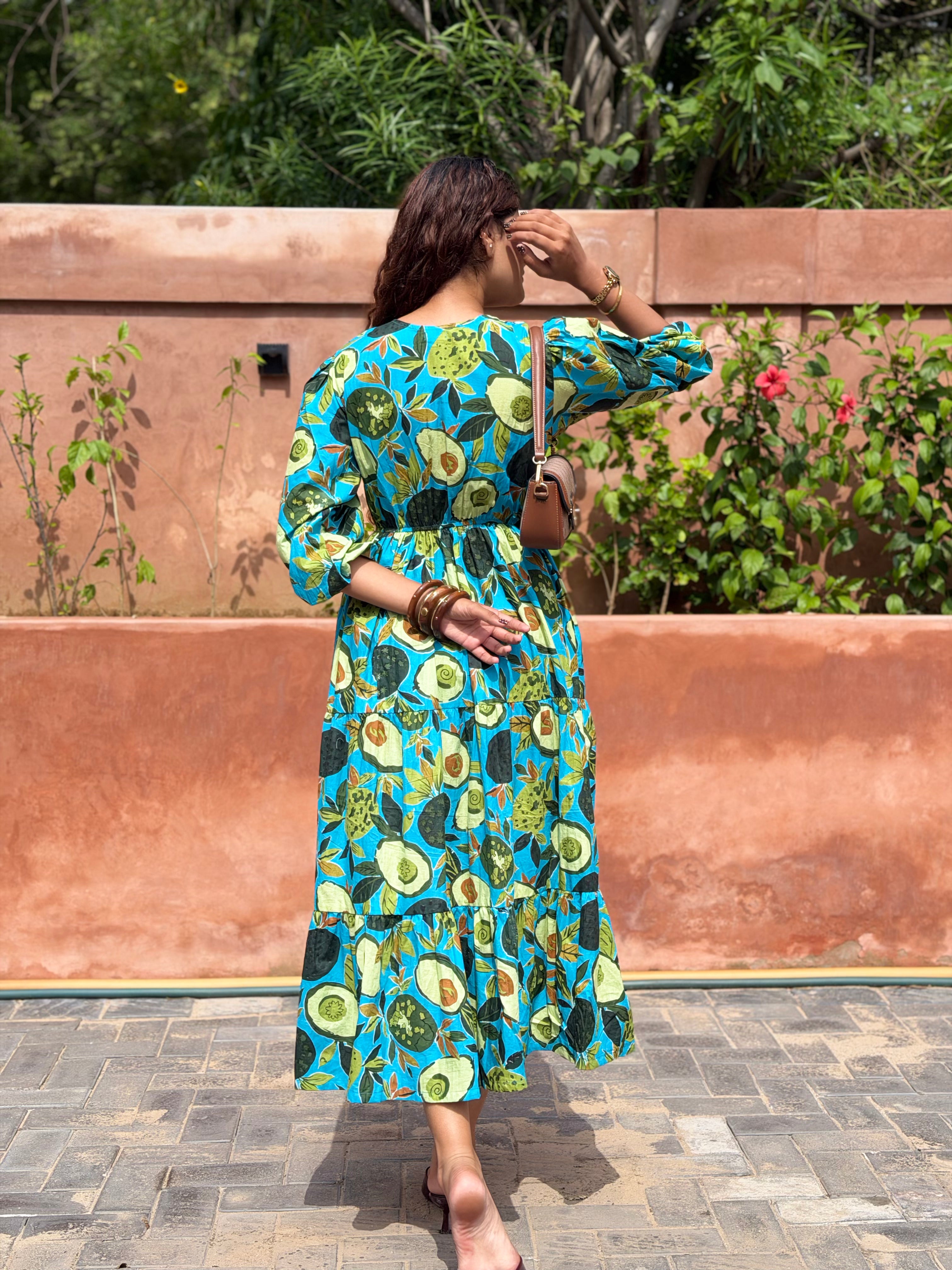 Blue Avocado tiered Dress