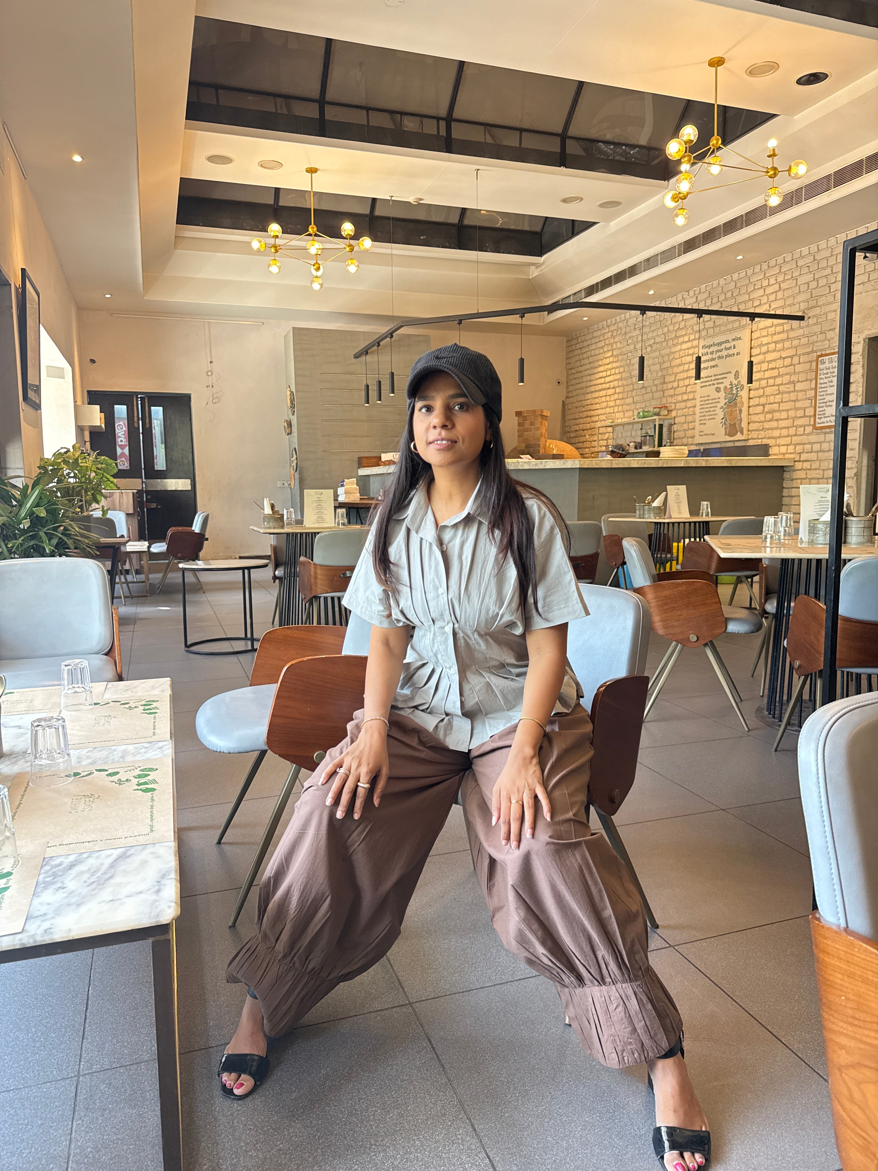Mocha Brown Balloon Pants
