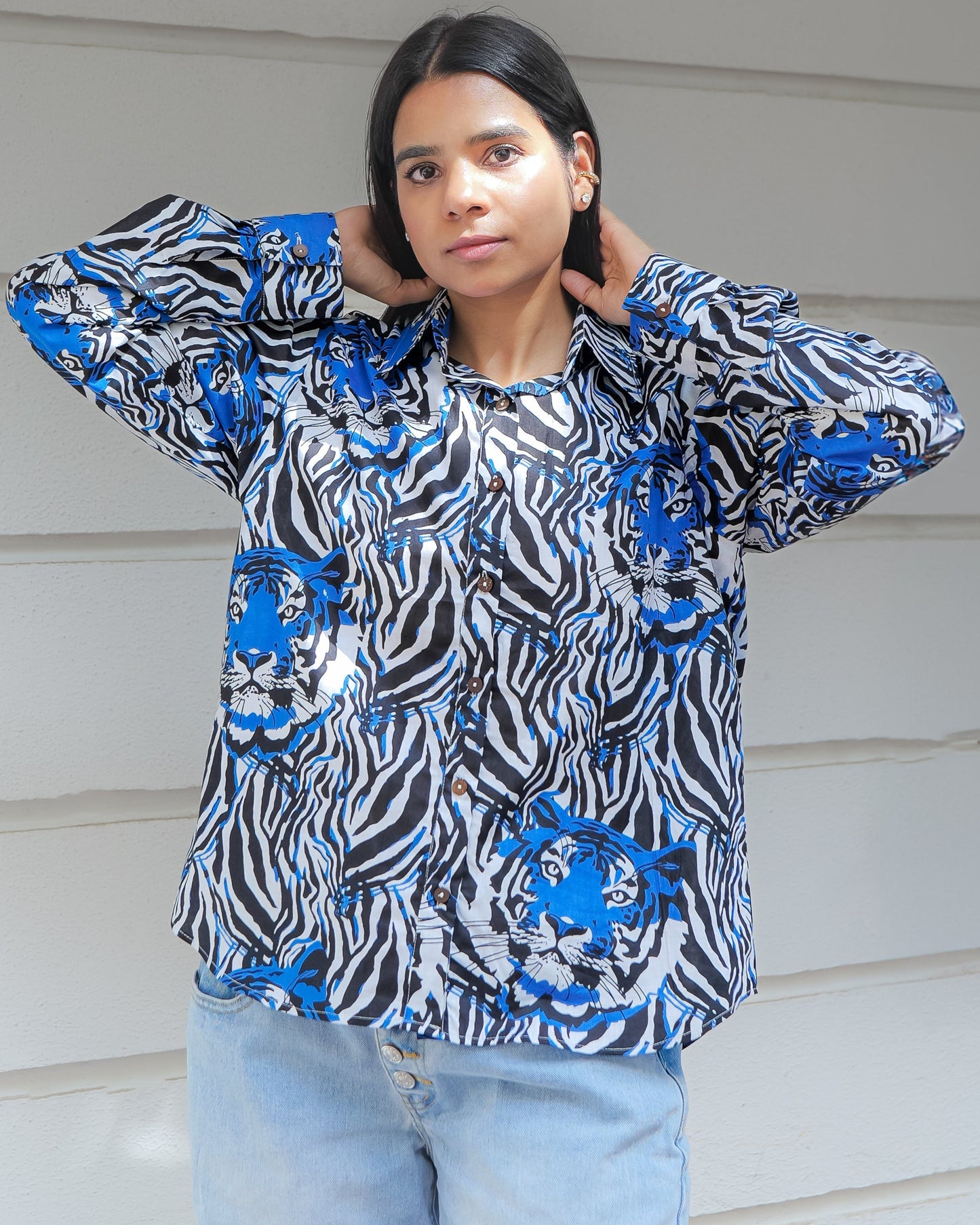 Blue Tiger Shirt