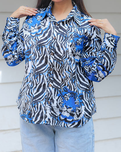 Blue Tiger Shirt