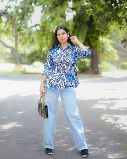 Blue Tiger Shirt