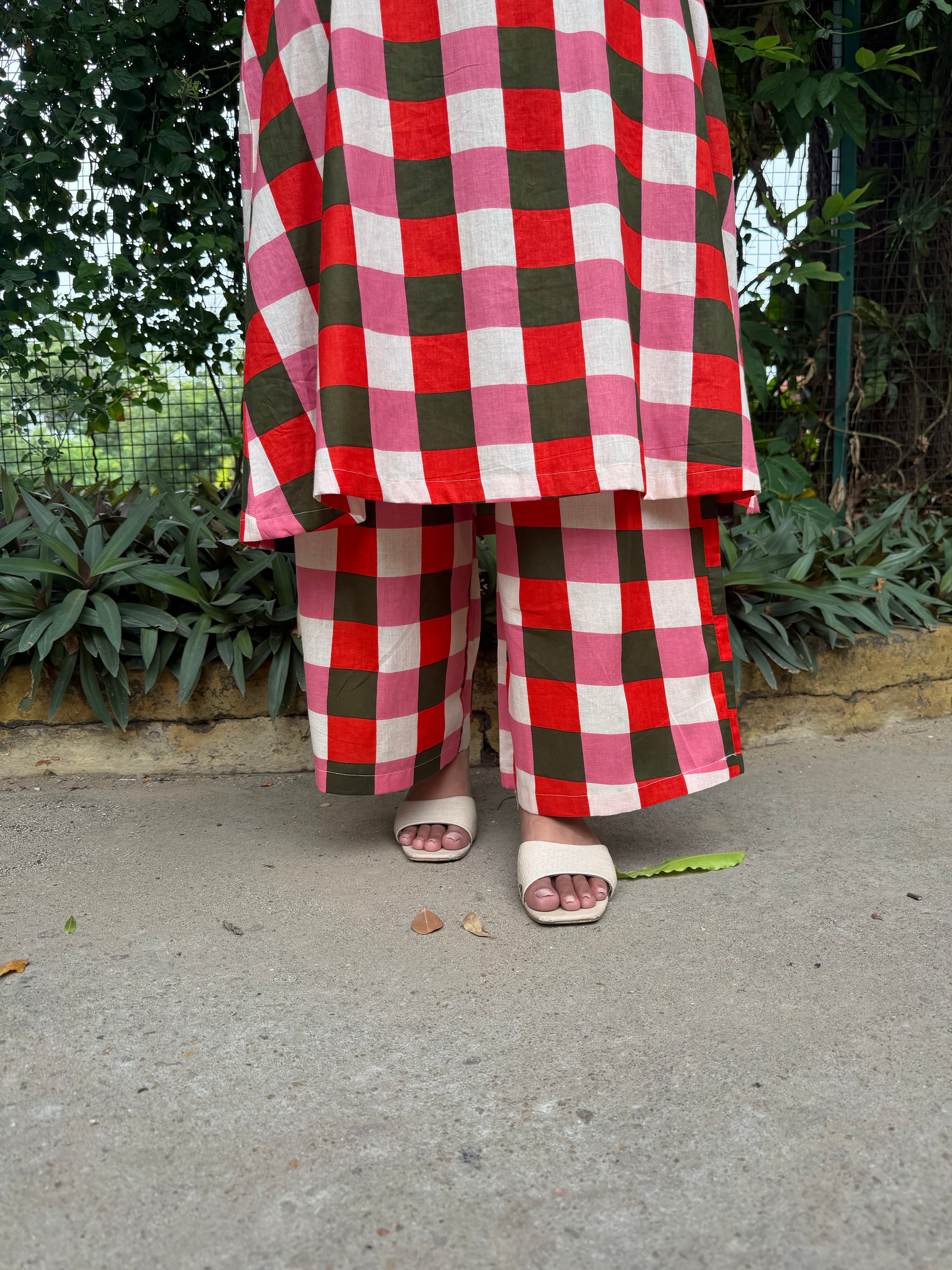 Madras Co-ord Set
