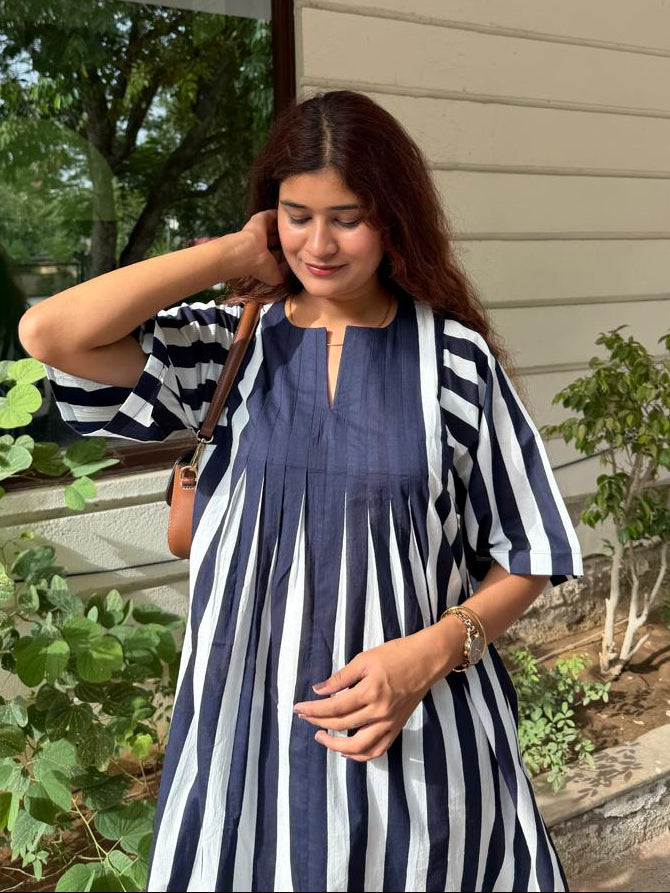 Blue white stripe Anti fit Co-ord set