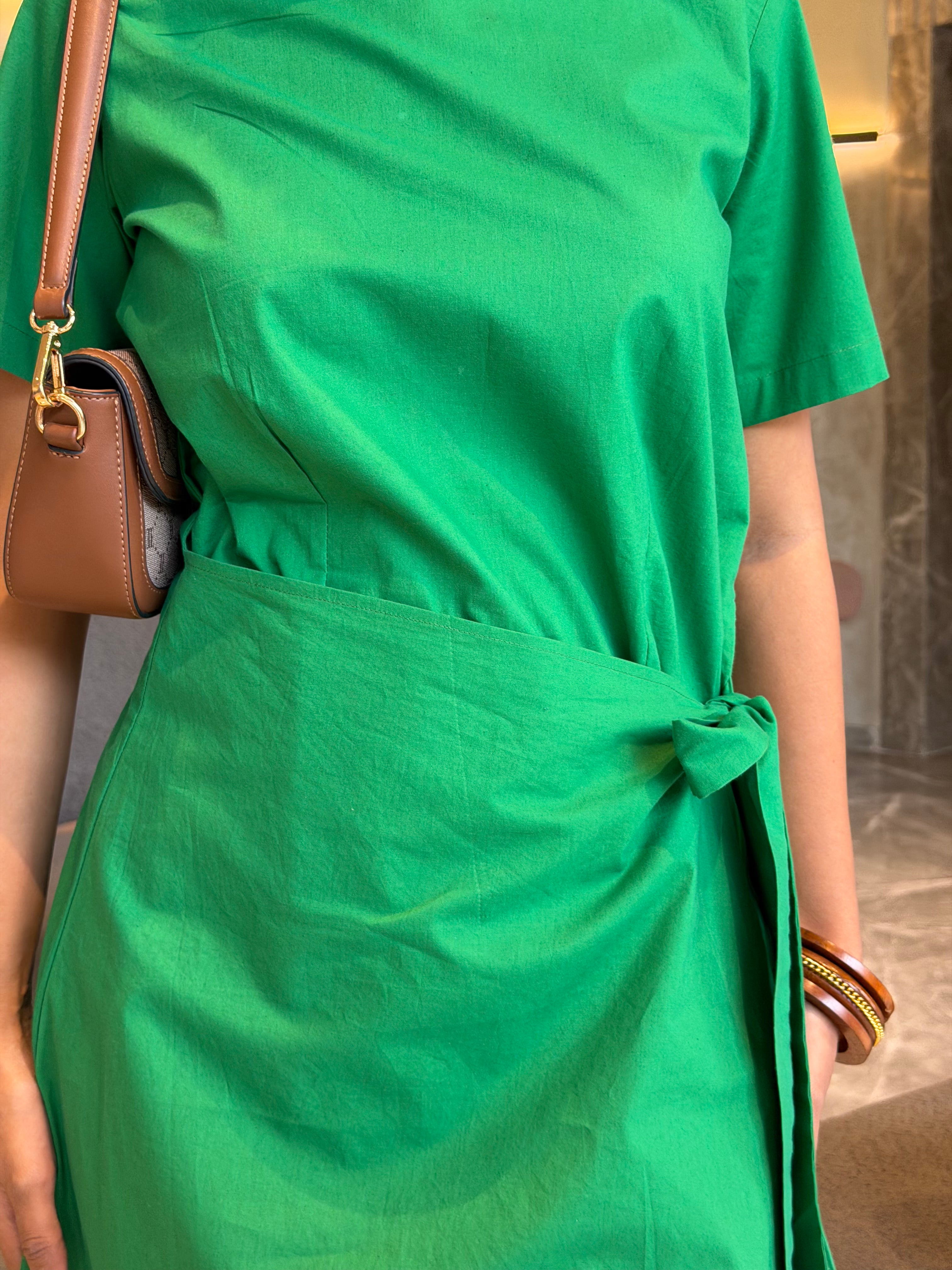 Mini wrap dress